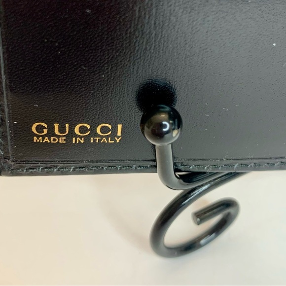 Gucci Horseshoe Leather wallet with box - Picture 10 of 12
